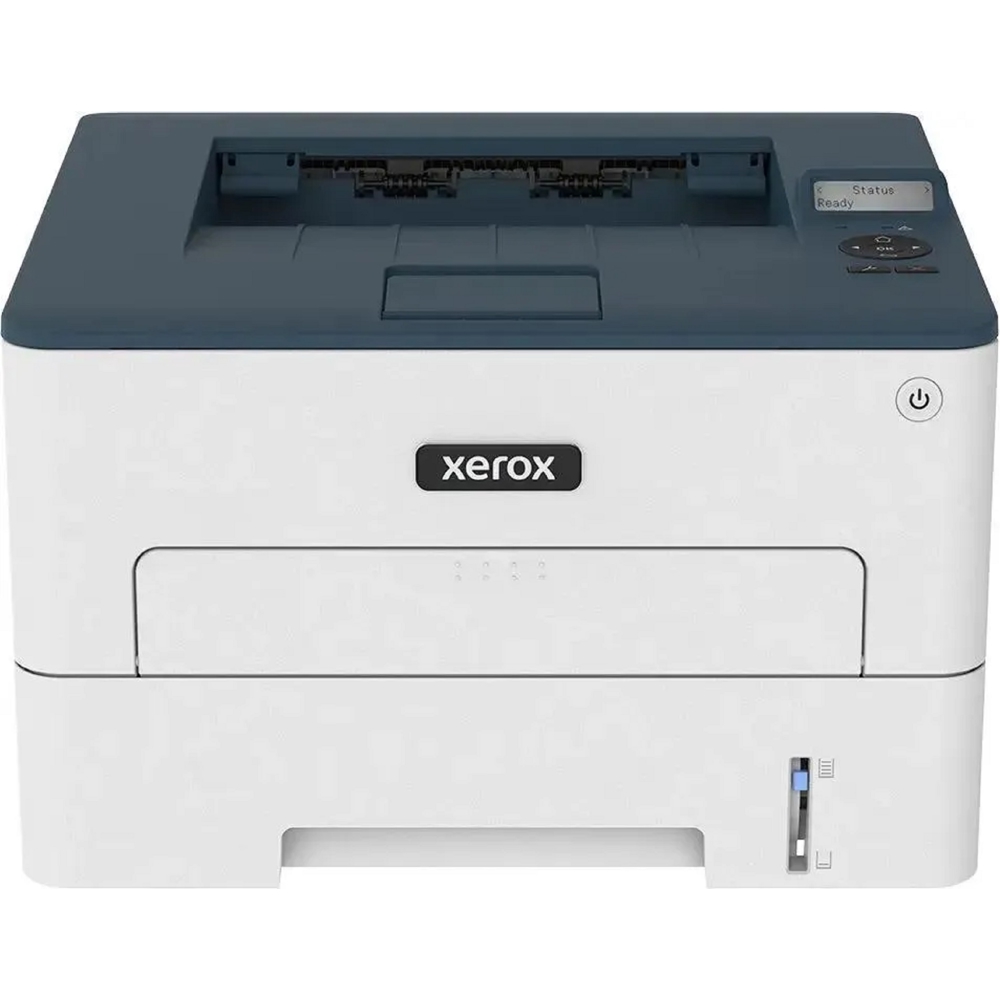 შავ-თეთრი ლაზერული პრინტერი Xerox® B230 Printer | Output B&W | Paper size A4 | Up to 34 ppm | Up to 2.5K pages/month | Duty cycle: Up to 30,000 images/month | Two-sided output | 10/100BaseTX Ethernet, Hi Speed USB 2.0 (Type B), Wi-Fi (802.11 n/g/b)