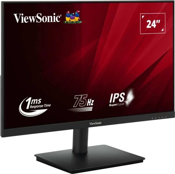 მონიტორი ViewSonic VA240-H-2 24” Full HD 1080p resolution |  IPS | 75Hz | 1ms (MPRT) | 250 cd/m² (typ) | 16:9  HDMI and VGA inputs | VESA : 75 x 75 mm