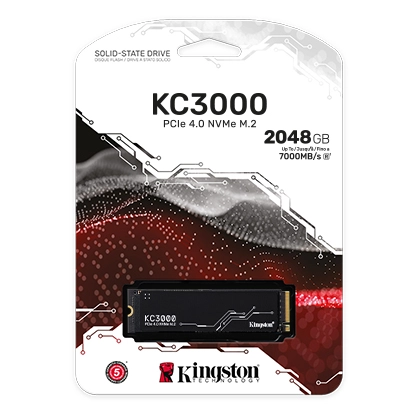 Kingston SSD M.2 2TB PCIe 4.0 KC3000
