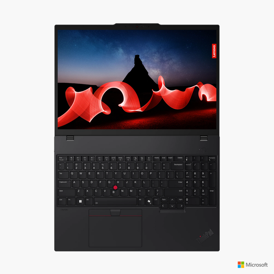 ნოუთბუქი კლასიკა LENOVO ThinkPad T16 Gen 3 (Model: 21MQ0011GX) | 16" WUXGA (1920x1200) IPS 300nits AG| Intel Core Ultra 7 155U, 12C / 14T,  up to 4.8GHz, 12MB | 1x 16GB SO-DIMM DDR5-5600 | 1TB SSD M.2 2280 PCIe 4.0x4 Performance NVMe Opal 2.0 | Integrated Intel Graphics | 3YrW