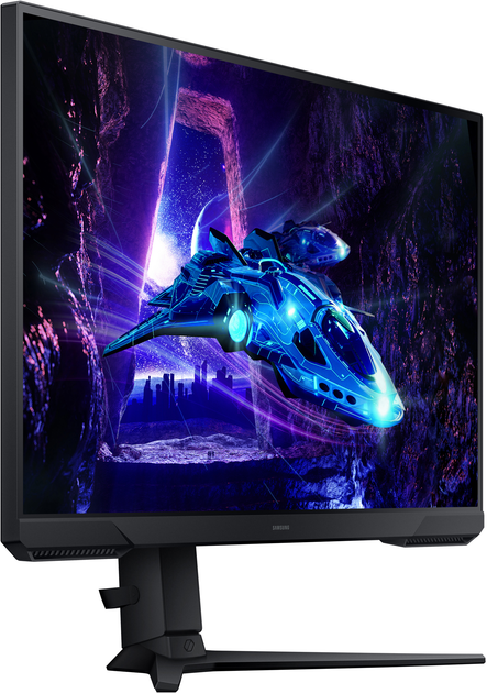 Gaming მონიტორი Samsung 27" LS27DG300EIXCI Odyssey G3 27", VA, 1920x1080 (Full HD), 1 ms, 180 Hz, AMD FreeSync, 250 cd/m2, 178°/178°, HDMI, DisplayPort, black