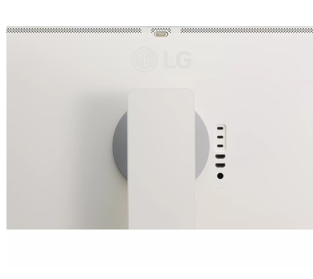 მონიტორი LG 32SR85U-W 31.5" FLAT 4K UHD (3840 x 2160) IPS MyView Smart Monitor with webOS 400 cd/m² 60Hz 5ms, 5W x 2, USB-C 90 W, HDMI, Built-in FHD Webcam, VESA, Screen Share, Bluetooth 2YrW