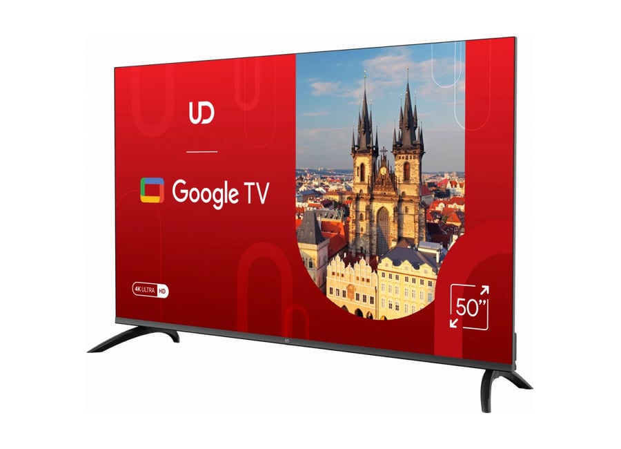 ტელევიზორი UDTV TV 50"(127cm) | UD 50GU6210  Google TV 16:9 3840x2160  178*/178* 250cd/m2  BT5.1 WiFi RJ45 Cl+ HDMIx2 USB2.0 DVB-T/T2/C/S2 VESA 200x200