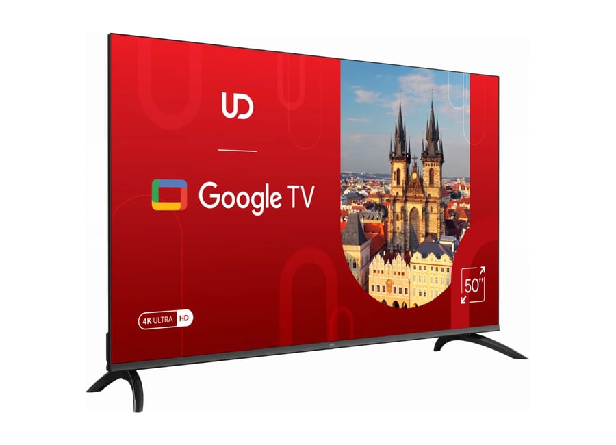 ტელევიზორი UDTV TV 50"(127cm) | UD 50GU6210  Google TV 16:9 3840x2160  178*/178* 250cd/m2  BT5.1 WiFi RJ45 Cl+ HDMIx2 USB2.0 DVB-T/T2/C/S2 VESA 200x200