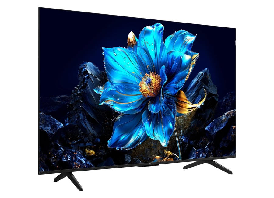 ტელევიზორი TCL 55" 55P7K 55" diagonal, 4K UHD resolution (3840x2160), QLED, 60 Hz, HDR10+, DVB-T2 support, Wi-Fi, Bluetooth, 3xHDMI, RJ-45, 2xUSB, Smart TV Google TV