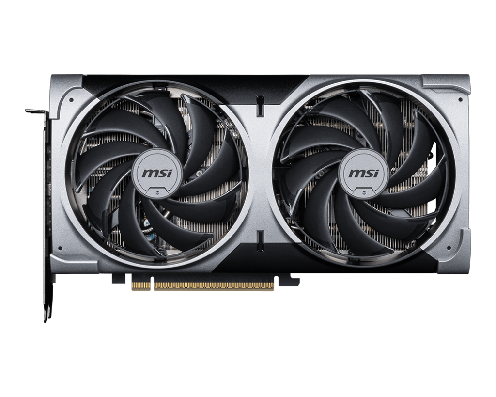 ვიდეო ბარათი MSI NVIDIA GeForce RTX 5070 MSI OC 12Gb (RTX 5070 12G VENTUS 2X OC) PCI-E 5.0, core - 2325 MHz, Boost - 2542MHz, 12GB GDDR7 28000 memoryMHz, 192 bit, HDMI, 3xDisplayPort, length 236 mm