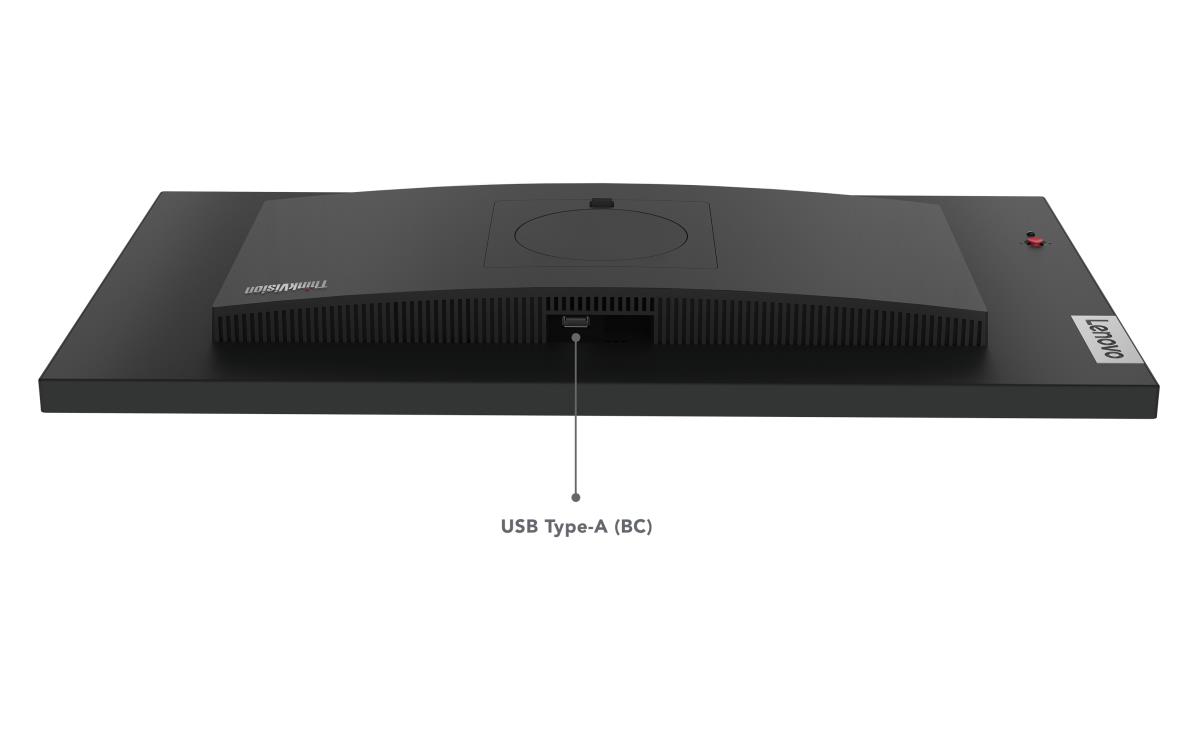 მონიტორი Lenovo ThinkVision P24q-30 (63B4GAT6EU) | 23.8" QHD (2560x1440) IPS display, Anti-glare 16:9 | 4 ms | -5° to +23.5° tilt, left & right 45 swivel, -90° to +90° pivot, up to 155mm lift stand |4x USB 3.2 Gen 1 (1x BC 1.2), 1x USB-B 3.2 Gen 1 | 1x HDMI® 2.1 TMDS, 1x DP 1.4, 1x DP Out