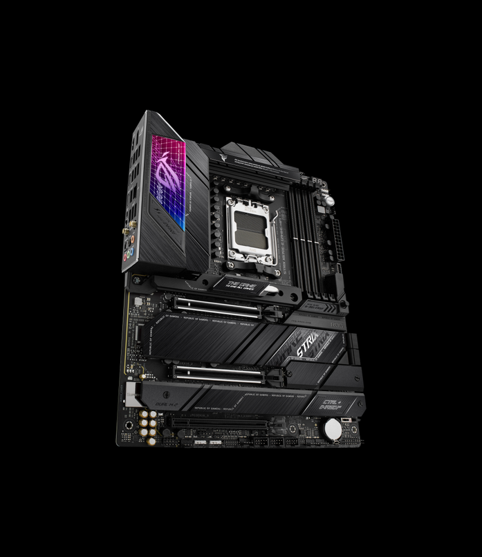 დედა დაფა ASUS Motherboard ROG STRIX X670E-E GAMING WIFI sAM5 X670 4xDDR5 M.2 HDMI DP WiFi BT ATX