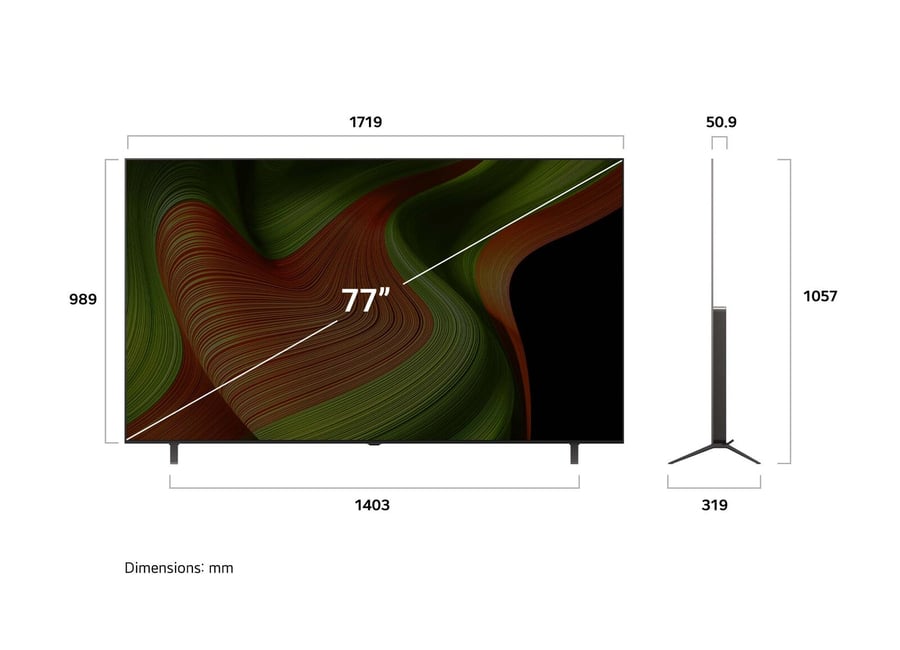 ტელევიზორი TV/ OLED/ LG/ LG TV 77"(195cm)/ OLED77B5RLA.AMCN