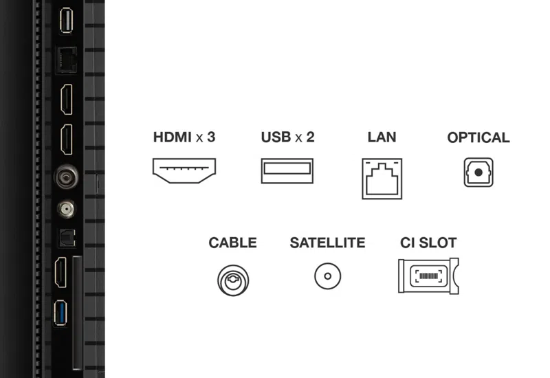 ტელევიზორი TCL P7K-UK QLED, Direct LED TV, 4K HDR TV, Smart TV Powered by Google TV