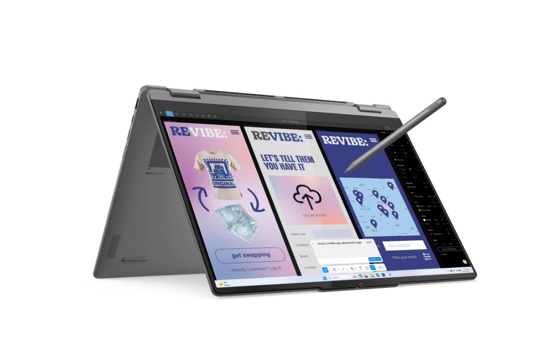 ნოუთბუქი / Lenovo / Ideapad / Yoga 7 2-in-1 16''  2.8K  OLED Touch  Ultra 7 256V 16GB 1TB SSD Integrated Arc Graphics Luna Grey