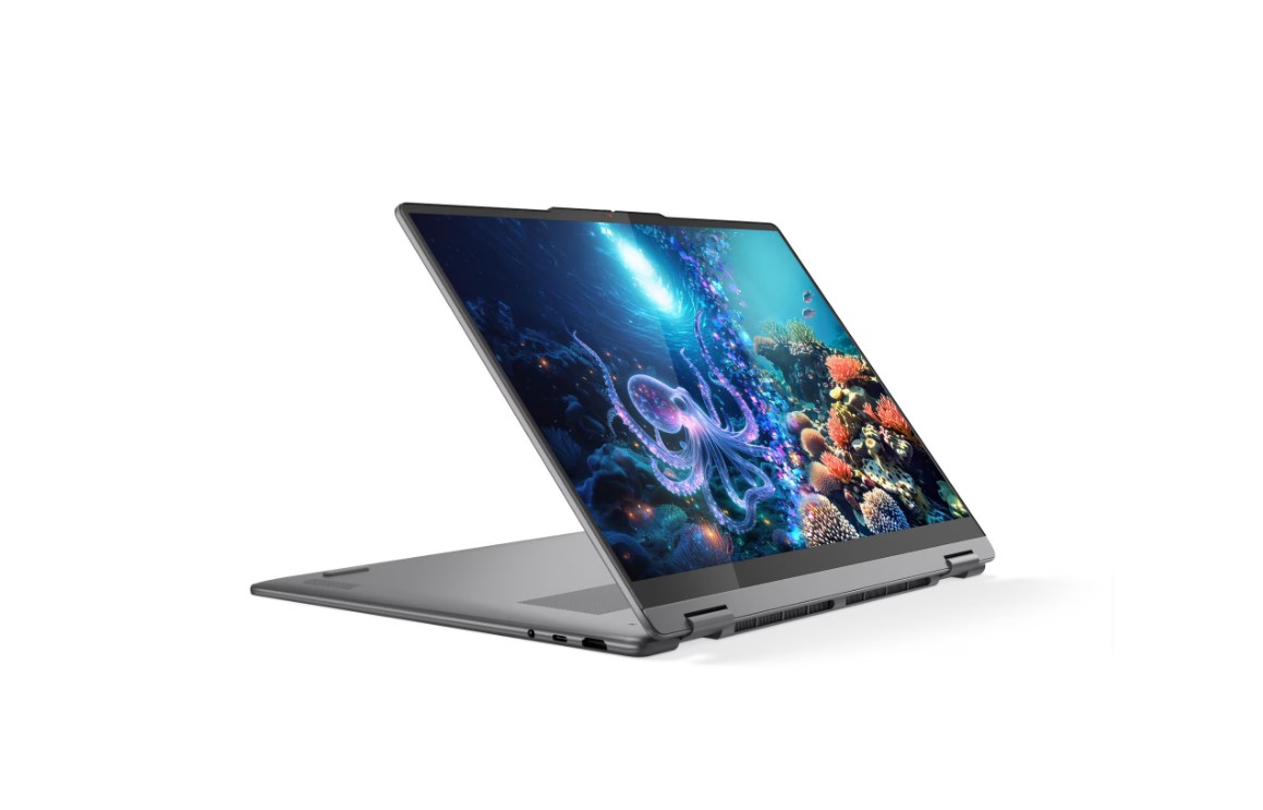 ნოუთბუქი / Lenovo / Ideapad / Yoga 7 2-in-1 16''  2.8K  OLED Touch  Ultra 7 256V 16GB 1TB SSD Integrated Arc Graphics Luna Grey