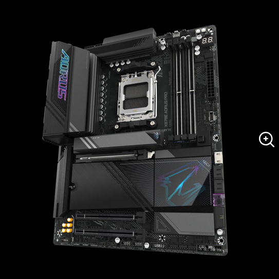 დედადაფა GIGABYTE X870E AORUS PRO ICE AMD AM5 LGA 1718 Motherboard, ATX, DDR5, 4X M.2, PCIe 5.0, USB4, WIFI7, 2.5GbE LAN, EZ-Latch, 2-Year Warranty