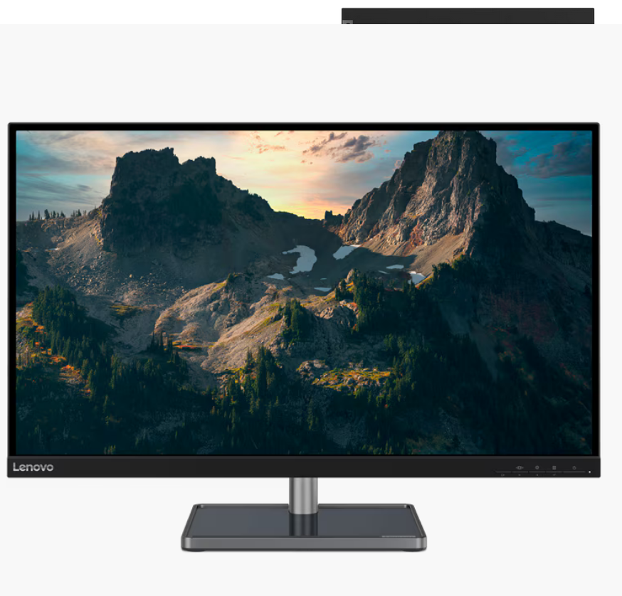 მონიტორი Lenovo L27q-38 (66F5GAC2EU) 27" (596.7x335.7 mm) QHD (2560x1440) VA, 16:9, 4 ms, 75Hz, 4000:1, Speakers 3Wx2, 99% sRGB, 8-bit -5°-+22° tilt, left & right 360 swivel, -90° to +90° pivot, up to 150mm lift stand, VESA mount 100mm, 2YrW