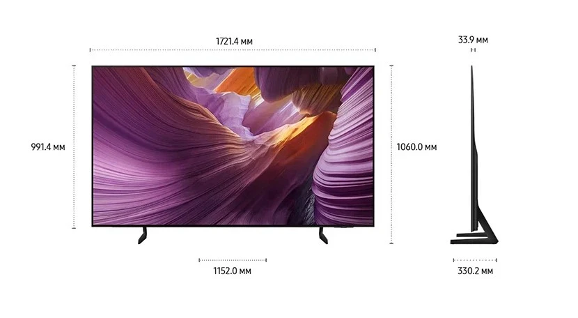 ტელევიზორი TV / OLED / Samsung / TV 77"(196cm) / (QE77S85FAEXRU)  OLED  Vision AI Smart TV 4K  3840x2160