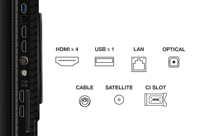ტელევიზორი TV / TCL / QLED TV 55"(140cm) / 55P8K 4K Google TV 120Hz(VRR 144Hz/DLG244Hz) 