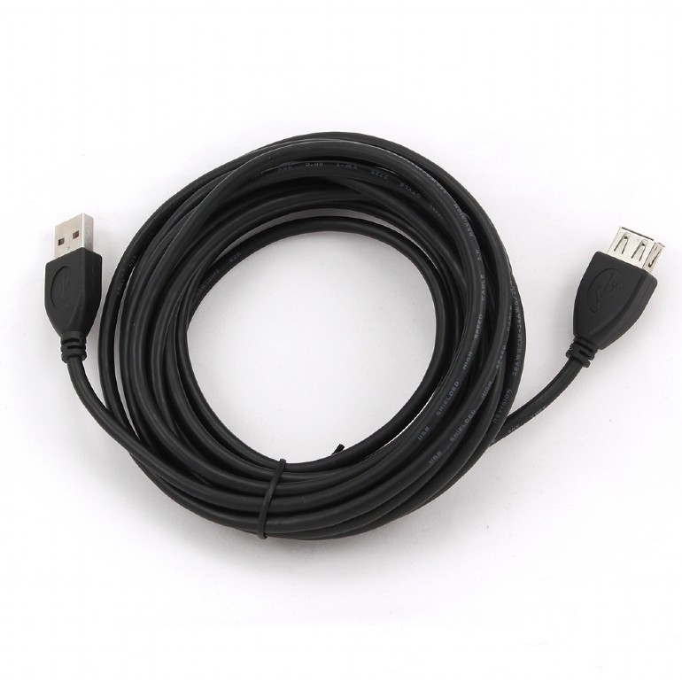 USB2.0 კაბელის გამაგრძელებელი extension cable 15 ft 4.5m (CCP-USB2-AMAF-15)