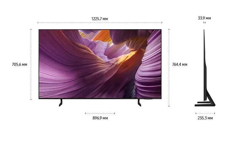 ტელევიზორი TV / OLED / Samsung / TV 55"(140cm)/ QE55S85FAEXRU / 4K  3840x2160