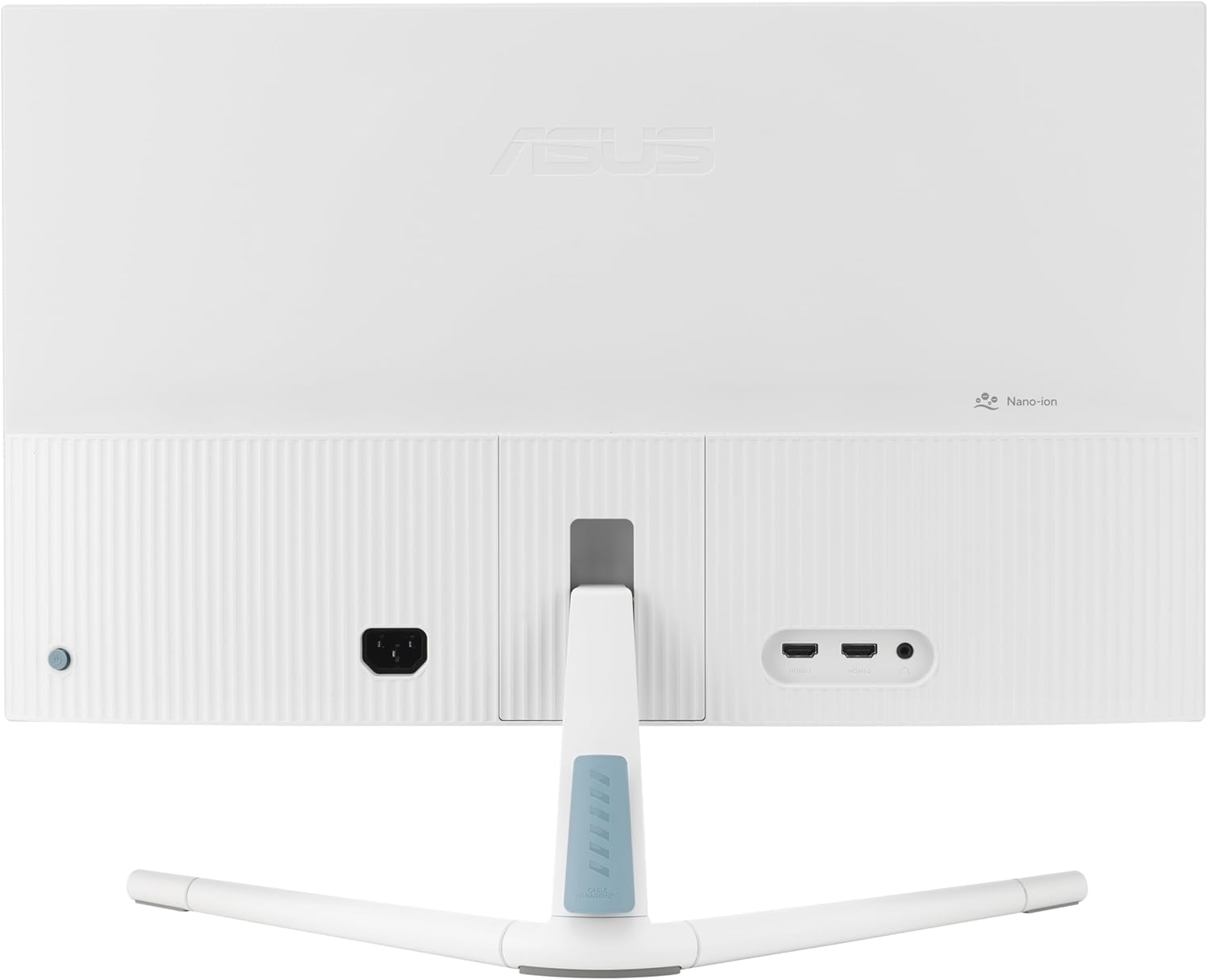 მონიტორი Asus ASUS VU249HFI-W Eye Care Monitor – 24 inch(23.8 inch viewable) Full HD (1920 x 1080), IPS, 100Hz, SmoothMotion, Adaptive Sync, Air Ionizer, Eye Care Plus technology, Blue Light Filter, Flicker Free (90LM09JT-B01K70) White