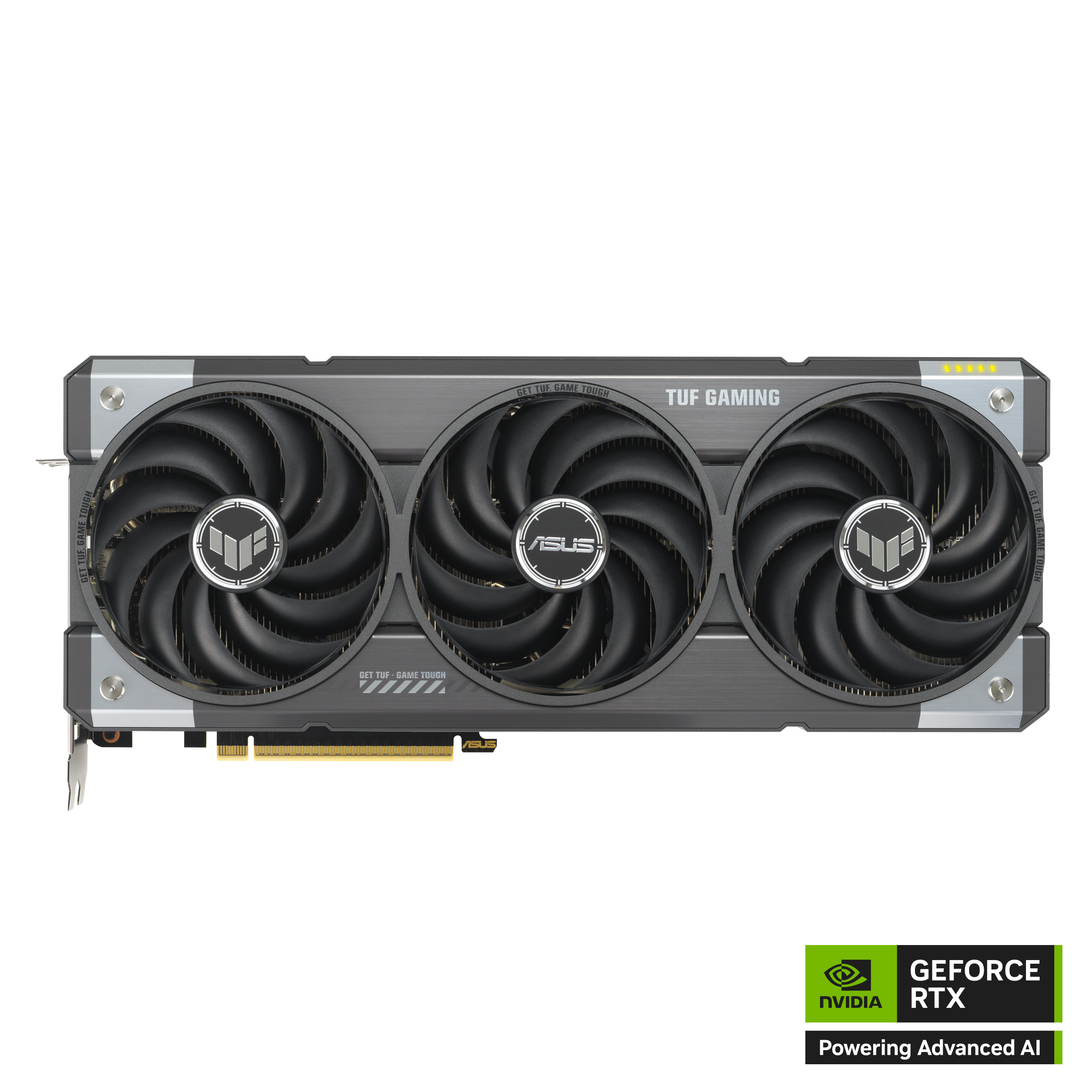 ვიდეო ბარათი ASUS TUF Gaming GeForce RTX™ 5070 Ti 16GB GDDR7 OC Edition TUF-RTX5070TI-O16G-GAMING (90YV0MD0-M0NA00) | 2610MHz Default mode: 2588MHz (Boost Clock) | 2 (Native HDMI 2.1b)  x 3 (Native DisplayPort 2.1b)