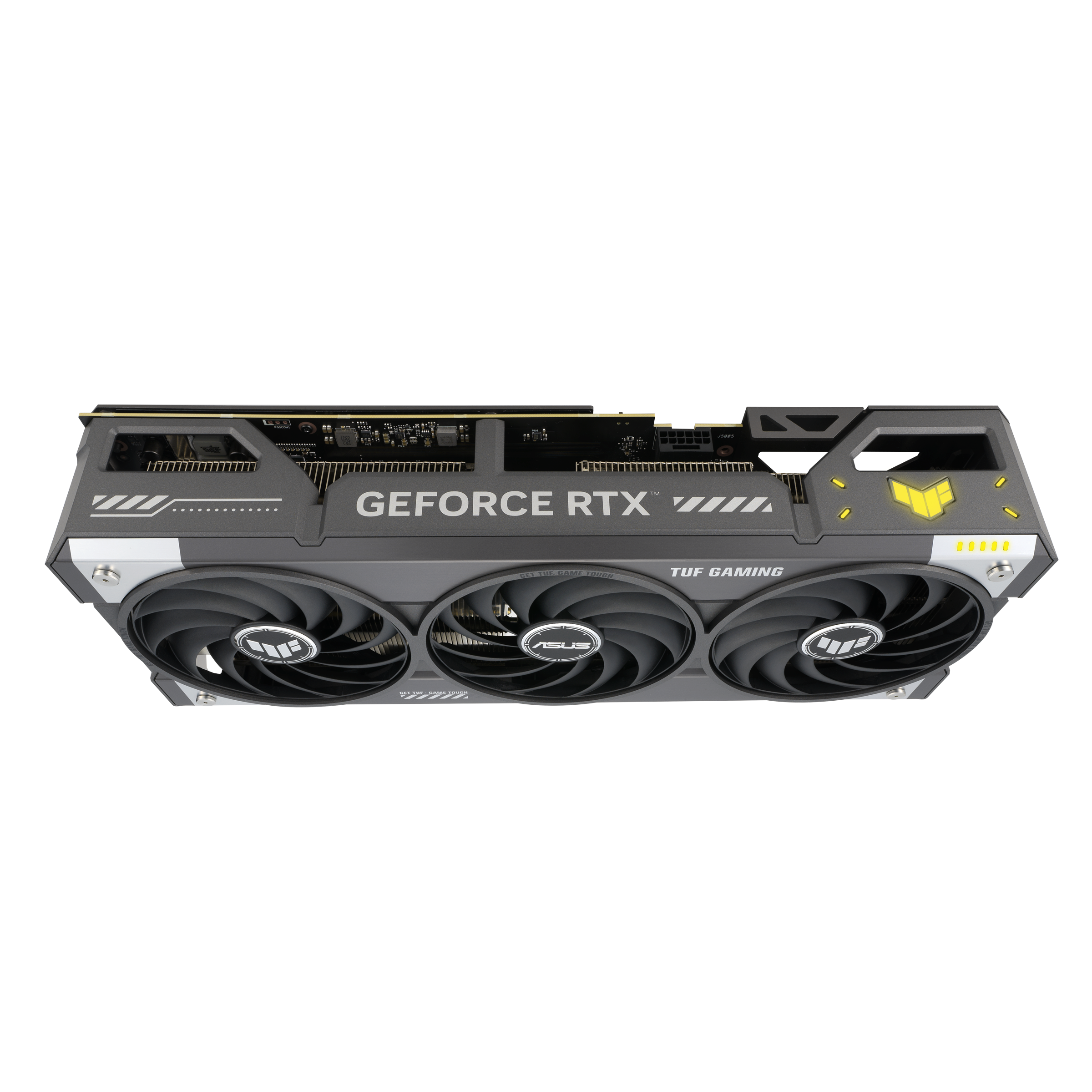 ვიდეო ბარათი ASUS TUF Gaming GeForce RTX™ 5070 Ti 16GB GDDR7 OC Edition TUF-RTX5070TI-O16G-GAMING (90YV0MD0-M0NA00) | 2610MHz Default mode: 2588MHz (Boost Clock) | 2 (Native HDMI 2.1b)  x 3 (Native DisplayPort 2.1b)