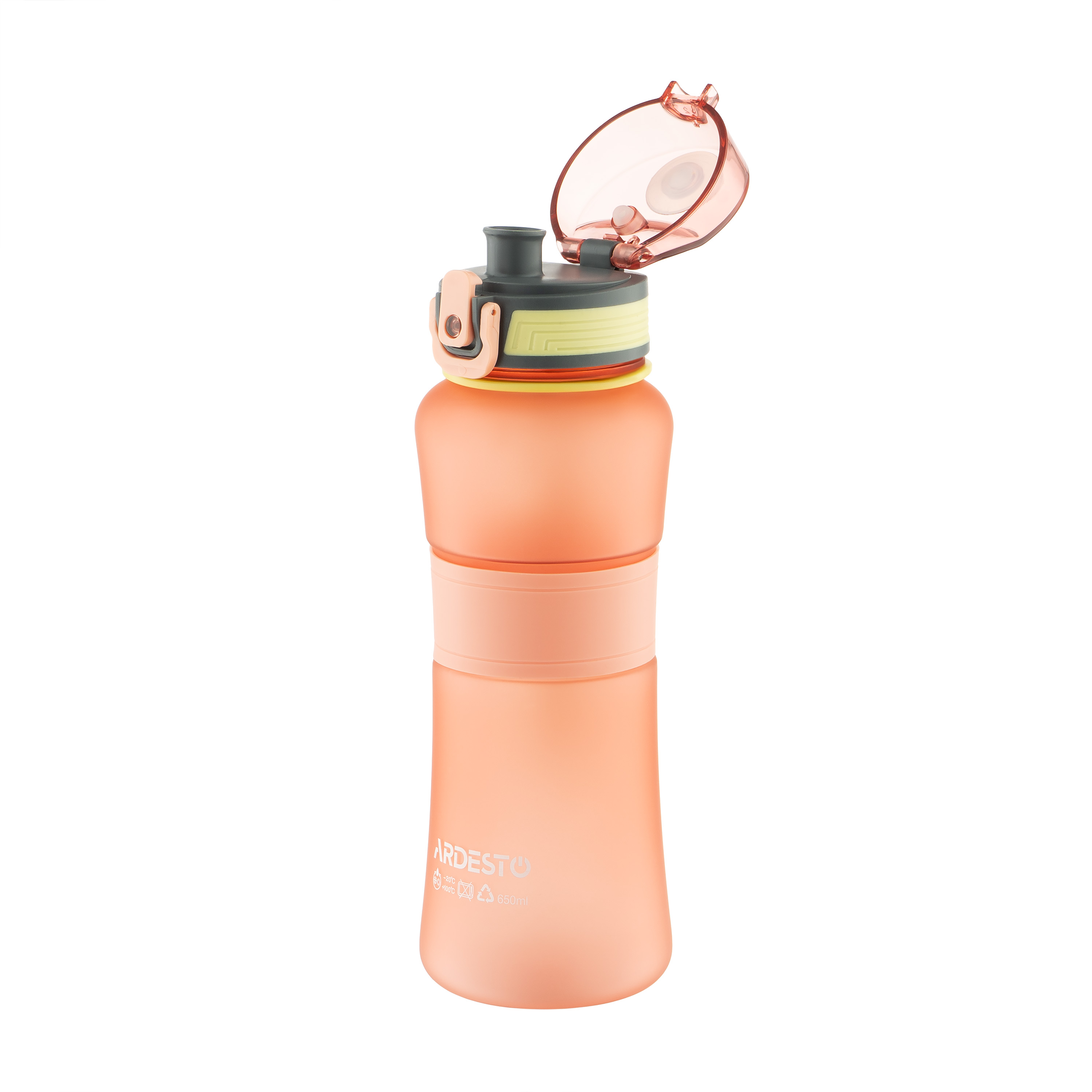 წყლის ბოთლი Ardesto Bottle Balance 650ml, plastic, red  AR2265BR