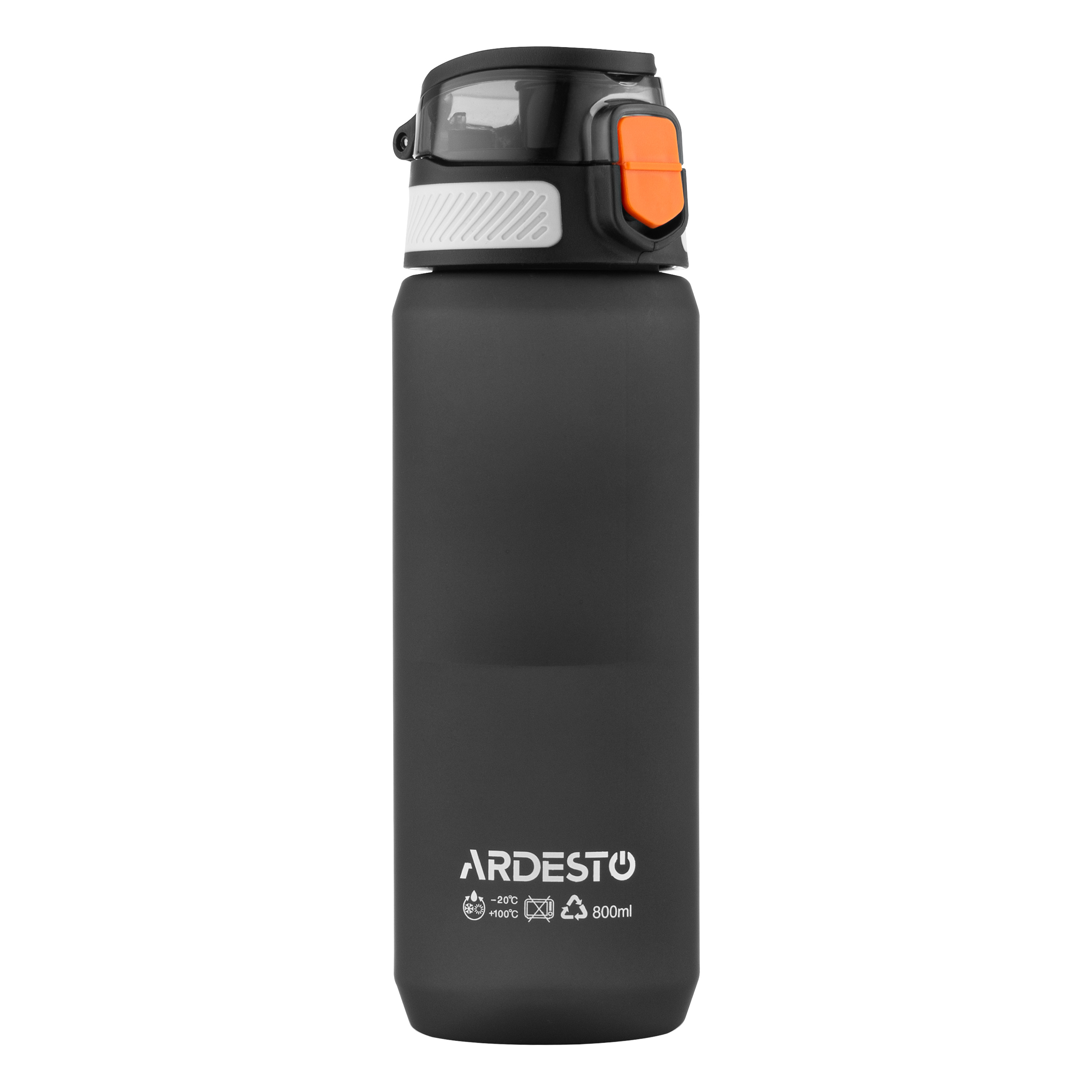 წყლის ბოთლი Ardesto AR2281ML Matte, 800ml, Water Bottle, Black