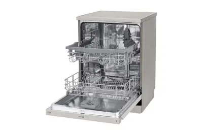 ჭურჭლის სარეცხი მანქანა  LG Dishwasher, 14 Place Settings, QuadWash™, EasyRack™ Plus, ThinQ™ (Wi-Fi), Inverter Direct Drive™, Silver
