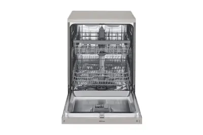 ჭურჭლის სარეცხი მანქანა  LG Dishwasher, 14 Place Settings, QuadWash™, EasyRack™ Plus, ThinQ™ (Wi-Fi), Inverter Direct Drive™, Silver