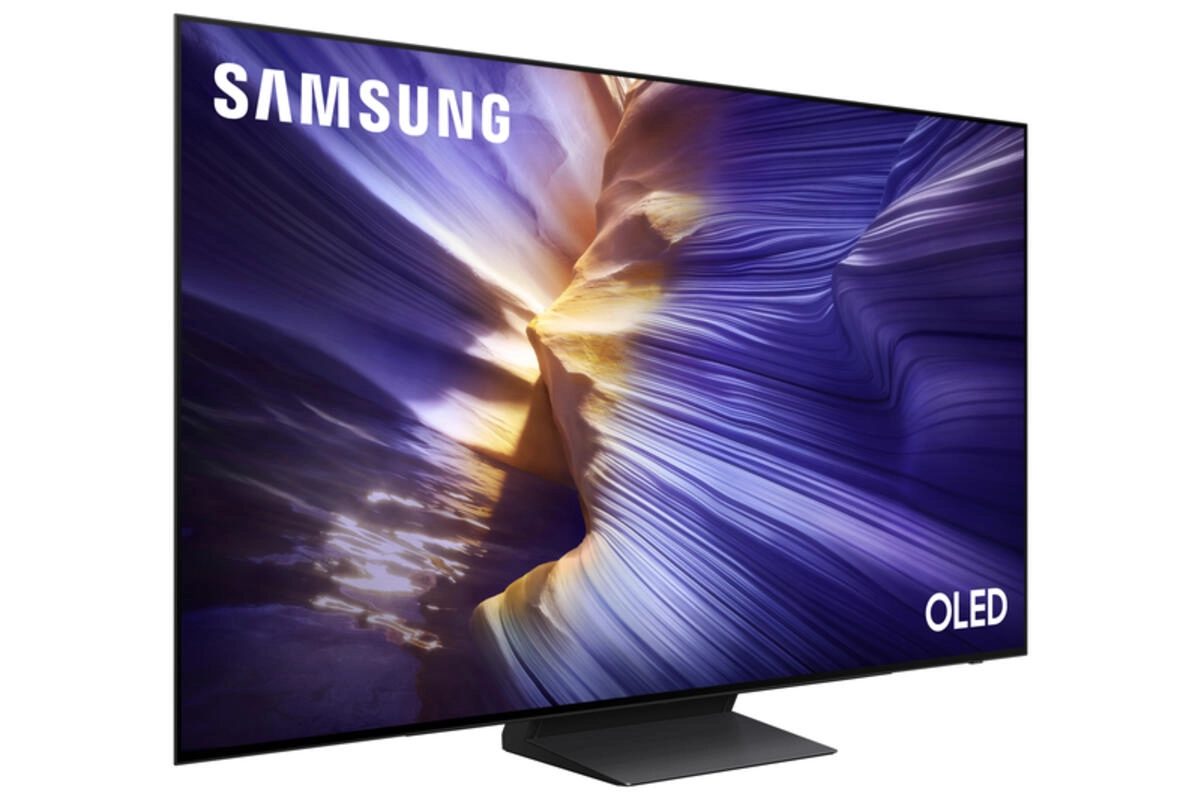 ტელევიზორი TV / OLED / Samsung / TV 65"(165cm) / (QE65S90FAEXRU / TV 4K 3840x2160 120Hz (Up to 144Hz)