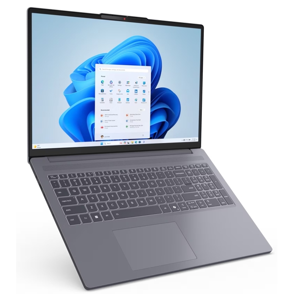 ნოუთბუსი Lenovo IdeaPad Slim 3 15IRH10R (Model: 83K4000ERK) 15.3" WUXGA (1920x1200) IPS 300nits Anti-glare, 45% NTSC, 60Hz | Intel Core 5 210H, 8C (4P + 4E) / 12T, P-core 2.2 / 4.8GHz, E-core 1.6 / 3.6GHz, 12MB 8GB Soldered DDR5-4800 + 8GB SO-DIMM DDR5-4800 1TB SSD M.2 2242 PCIe 4.0x4 NVMe Integrated Intel Graphics 2Y