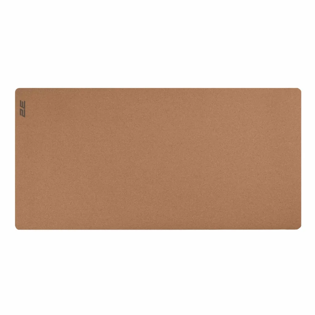 მაუსის დასადები 2E Mouse Pad CORK, L(800x400x2mm), brown (2E-PAD-L-CORK)