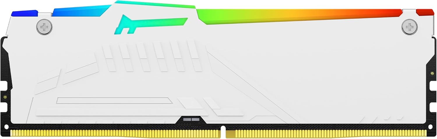 ოპერატიული მეხსიერება Kingston FURY Beast White RGB EXPO 16GB (1x16GB) DDR5 6000MT/s CL36 36-44-44 1.35V 288-pin (KF560C36BWE2A-16)