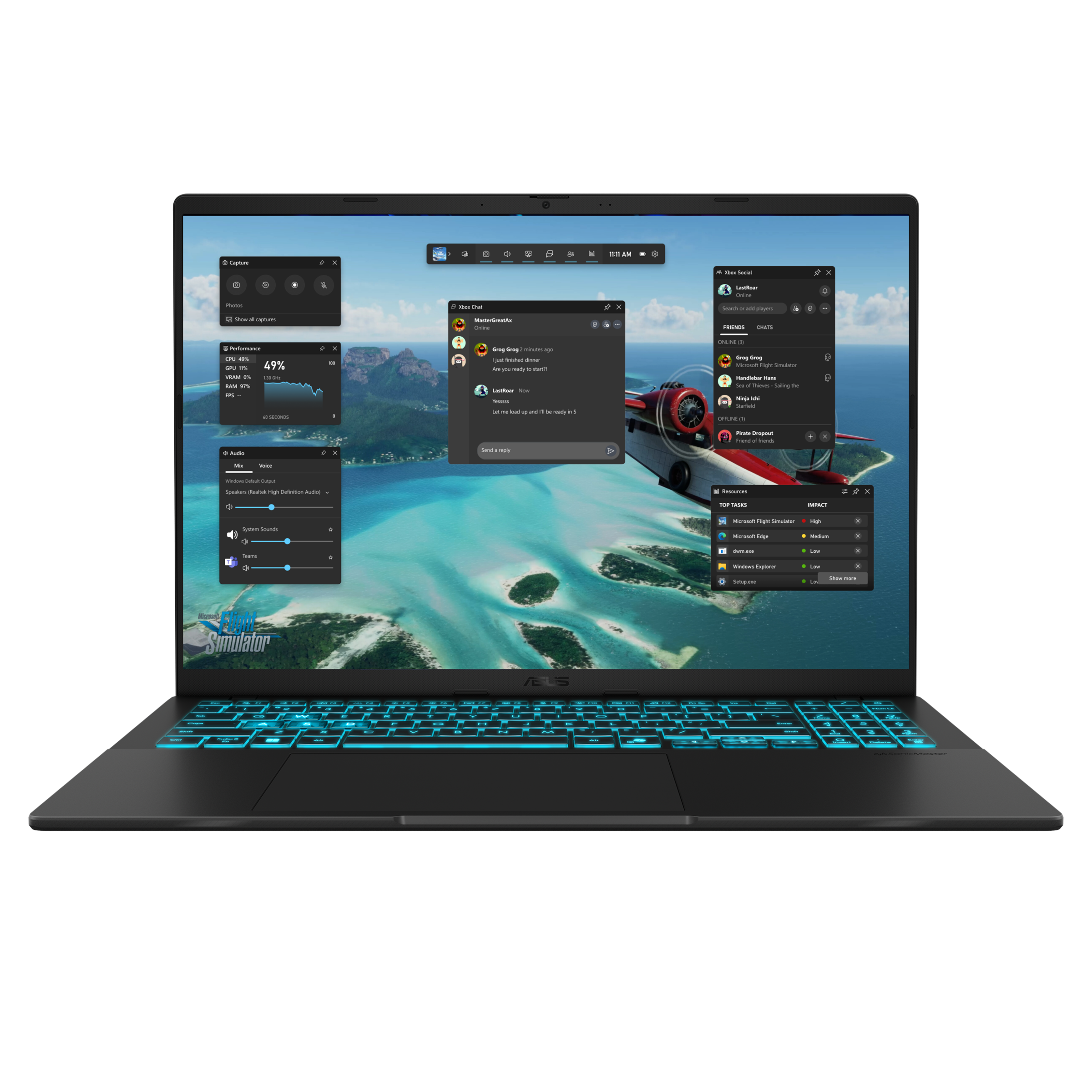 Gaming ნოუთბუქი ASUS V16 (V3607VH-RP017) | 16.0", WUXGA (1920 x 1200) 16:10, 144Hz, 300nits | Intel® Core™ 5 Processor 210H 2.2 GHz (12MB Cache, up to 4.8 GHz, 8 cores, 12 Threads) | 16GB DDR5 SO-DIMM (up to:32GB) , 1TB M.2 NVMe™ PCIe® 4.0 SSD | NVIDIA® GeForce RTX™ 5050 Laptop GPU 8GB GDDR7 |  Wi-Fi 6(802.11ax) (Dual band) 2*2 + Bluetooth® 5.3 | BLACK