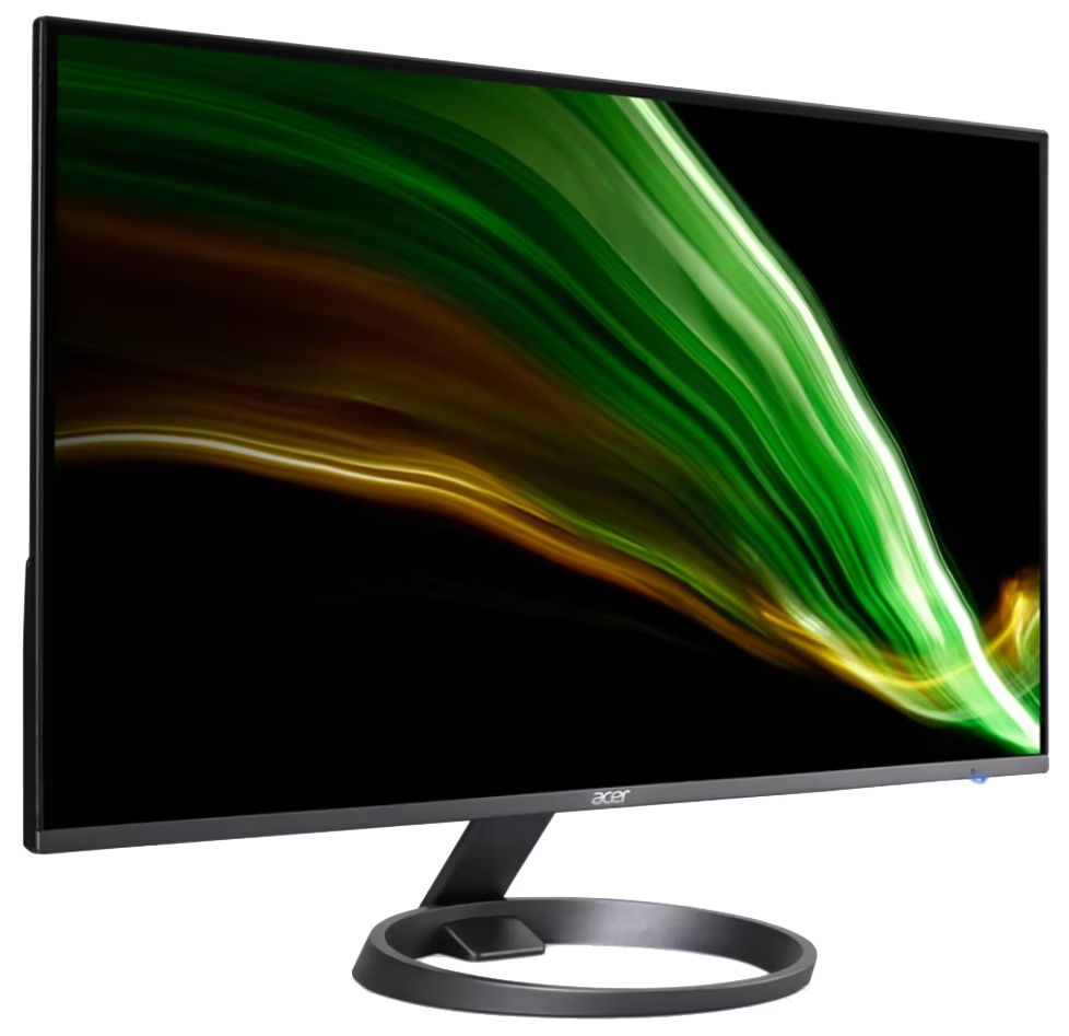 Gaming მონიტორი Acer R272Gyi  (UM.HR2EE.G02) | 27" 1920x1080 (FullHD) 120 Hz | IPS 4 ms (GTG) / 1 ms (VRB) 250 cd/m² |  HDMI VGA