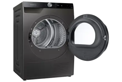 საშრობი მანქანა Dryer/ Samsung /DV90T6240LX/LP/PROMO 9 KG, Heat Pump, A+++, 60 x 85 x 60, SMART, Gray