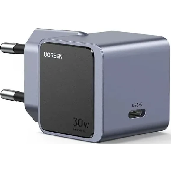 მობილურის დამტენი UGREEN X503 (35041) NExode Air, 30W, Type-C, GaNInfinity Fast Charger, Grey