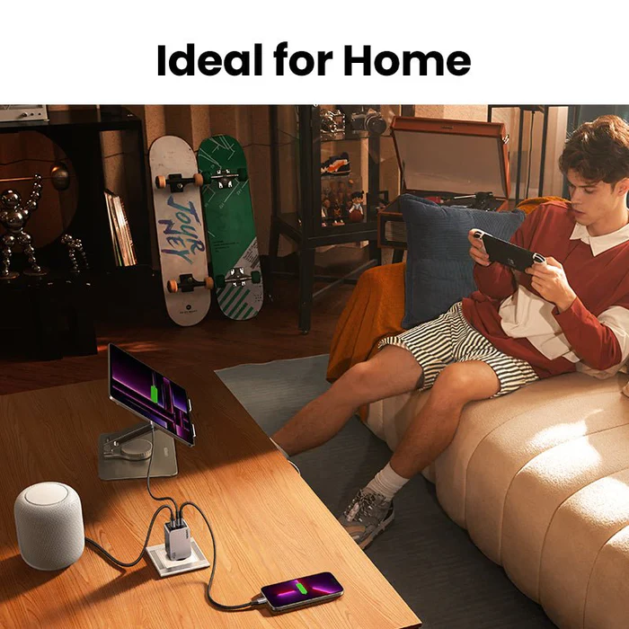 მობილურის დამტენი UGREEN X757(25874) Nexode Pro, 100W, USB, USB Type-C, Grey