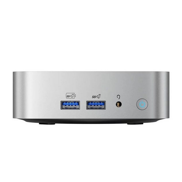 მინი კომპიუტერი GEEKOM A8 Max AI Mini PC,  AMD Ryzen™7 8745HS, 2.5Gbps Dual LAN Port Mini Gaming PC with 32GB DDR5 1TB M.2 2280 NVMe SSD, Mini PC Windows 11 Pro/Wi-Fi 6E/BT 5.2/USB4/8K | WIN11 Pro and Key Pre-Installed) (SKU : GMA8R78745HS-321-EU)