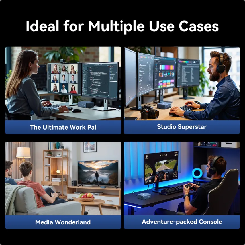 მინი კომპიუტერი GEEKOM Mini IT13 Mini PC 13th Gen Intel® Core i9-13900HK (32G RAM+ 1T SSD/ WIN11 Pro and Key Pre-Installed) (SKU: GMIT13I913900HK-321-EU