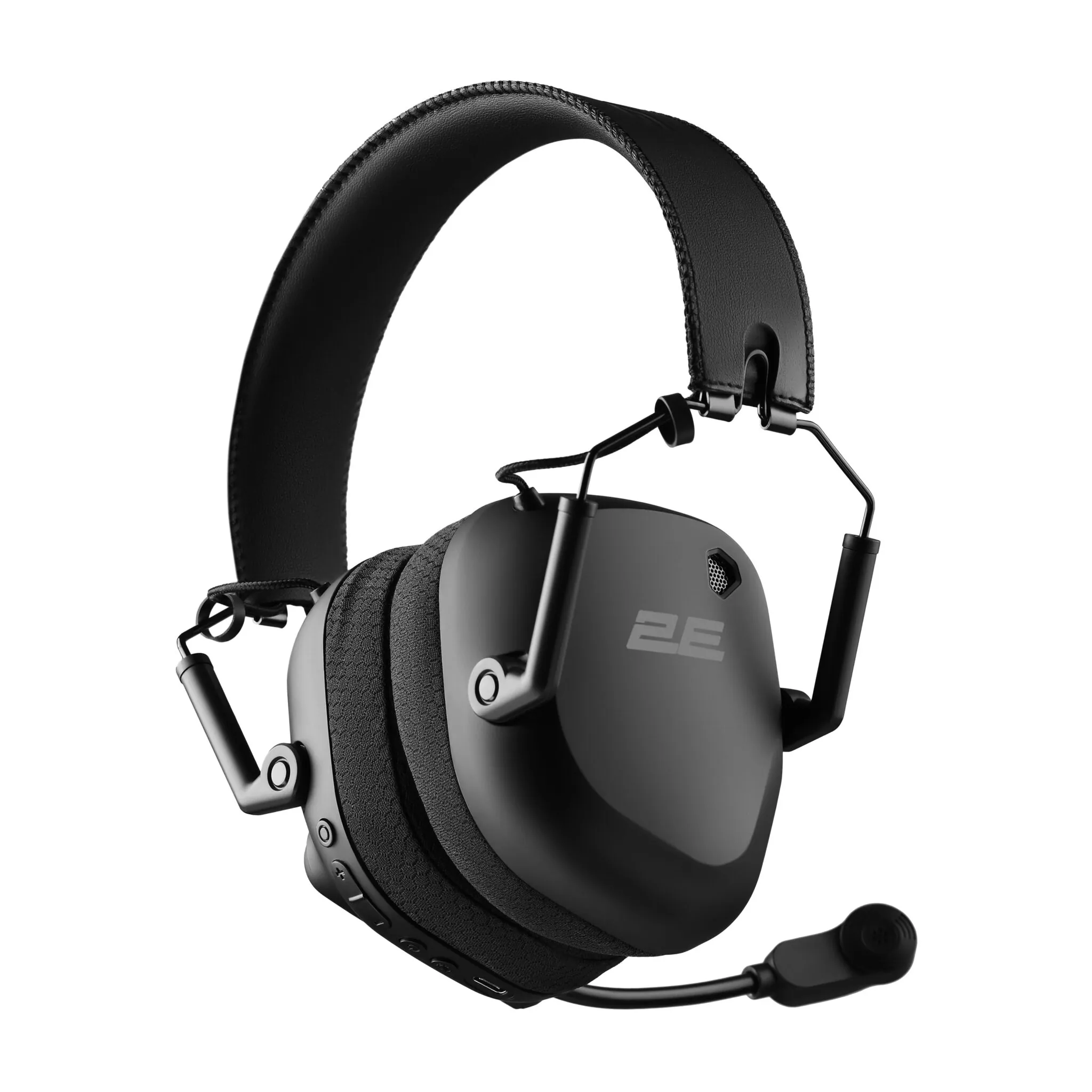 Gaming ყურსასმენი 2E Gaming Headset HG365BK WL Black (2E-HG365BK-WL) | Bluetooth / 2.4 GHz,  20- 20000Hz, Battery capacity 900 mAh,  250 g