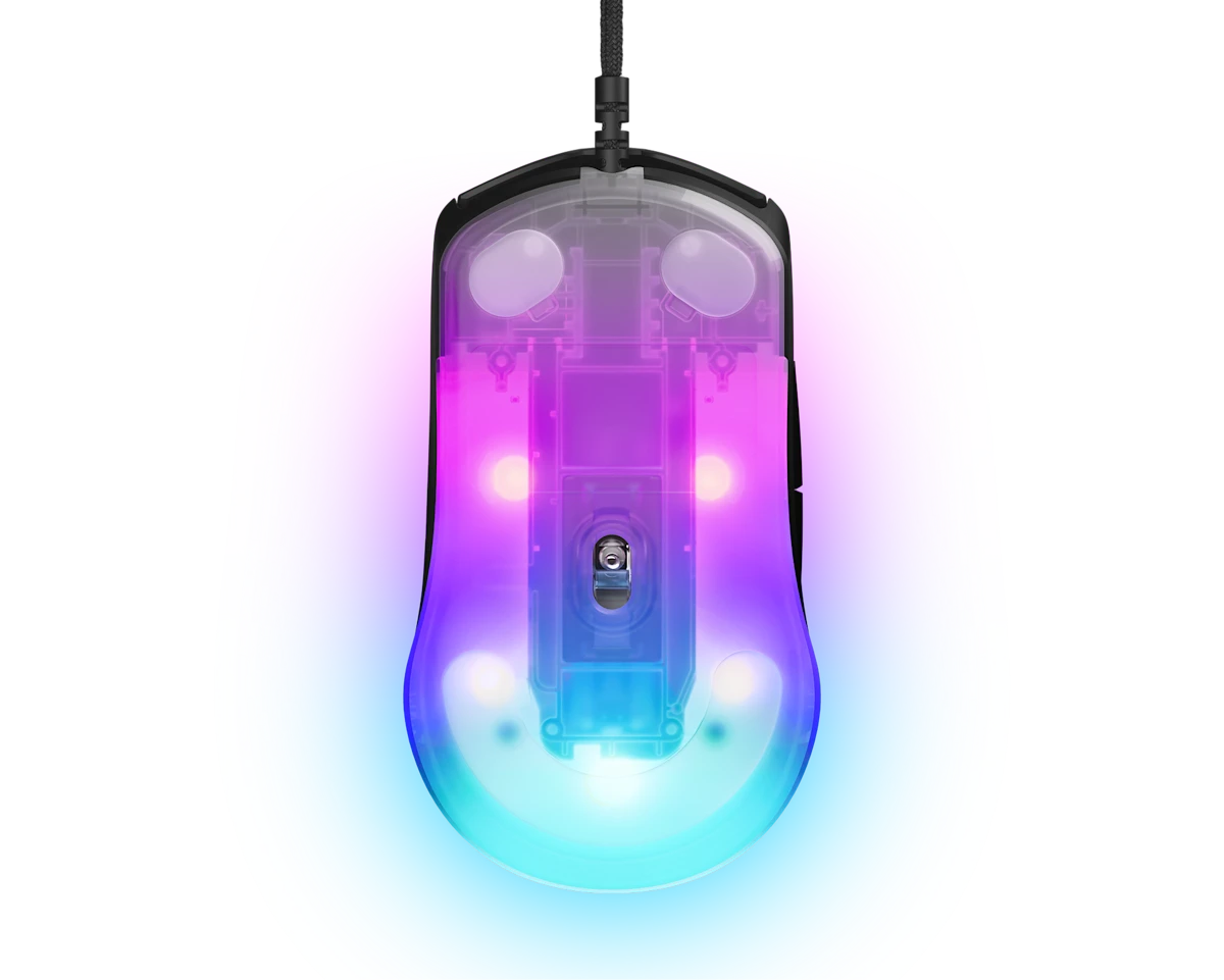 სადენიანი Gaming მაუსი SteelSeries Rival 3 Gen 2 - Black (62515_SS) | Grip Style Claw or Fingertip | Number of Buttons 6 | Weight 77g (mouse), 106.2 g (including cable) | TrueMove Core Optical Sensor (8.5K DPI) 