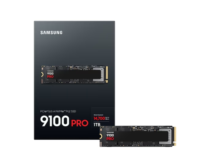 Samsung 9100 PRO 1TB NVMe M.2 PCIe 5.0 SSD