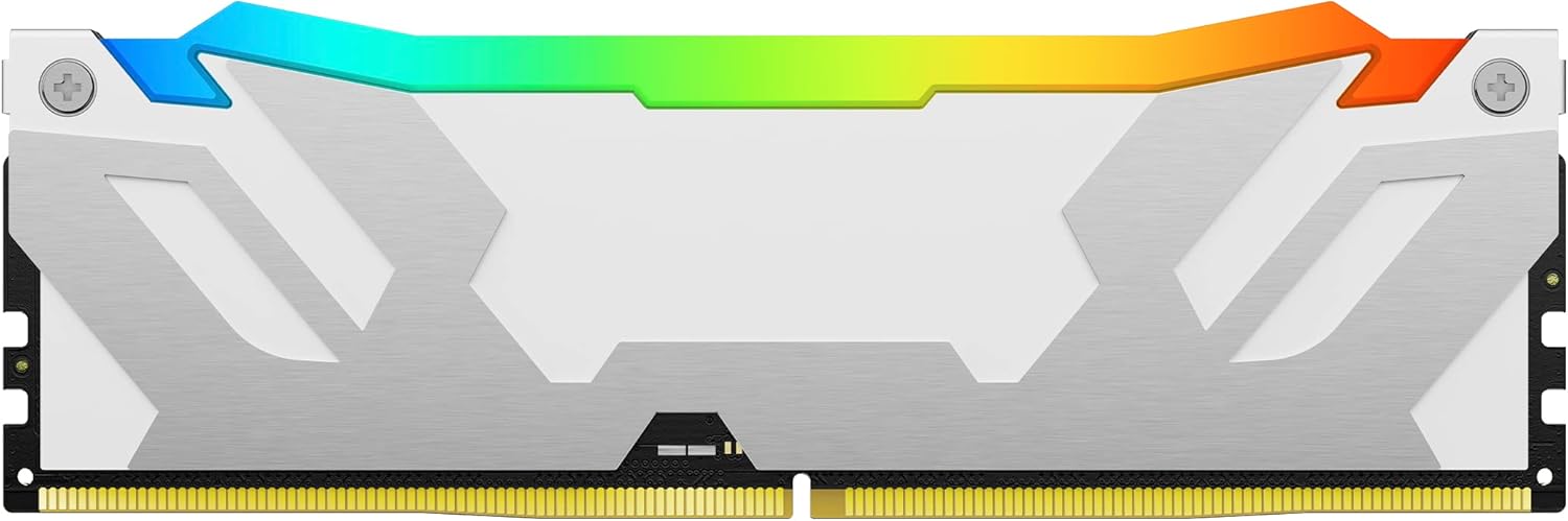 ოპერატიული მეხსიერება Kingston Fury Renegade White RGB XMP 16GB 8000MT/s DDR5 CL38 DIMM Desktop Gaming Memory - KF580C38RWA-16