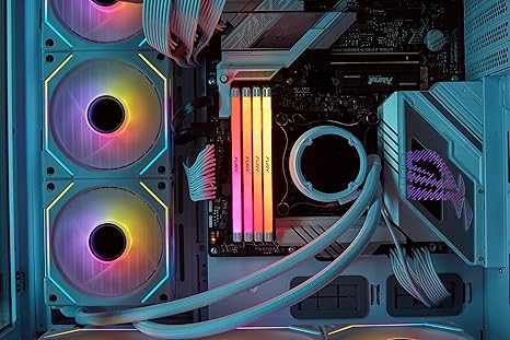 ოპერატიული მეხსიერება Kingston 32GB (2x16GB) DDR5 8000MT/s CL38 FURY Renegade Silver/White RGB XMP (KF580C38RWAK2-32) | (Kit of 2) 1RX8 38-48-48 1.45V 288-pin 16Gbit