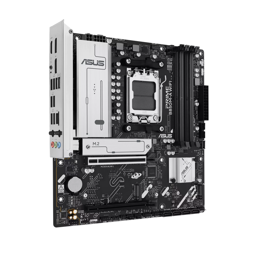 დედა დაფა ASUS Motherboard PRIME B850M-A WIFI sAM5 B850 4xDDR5 M.2 HDMI DP WiFi BT mATX