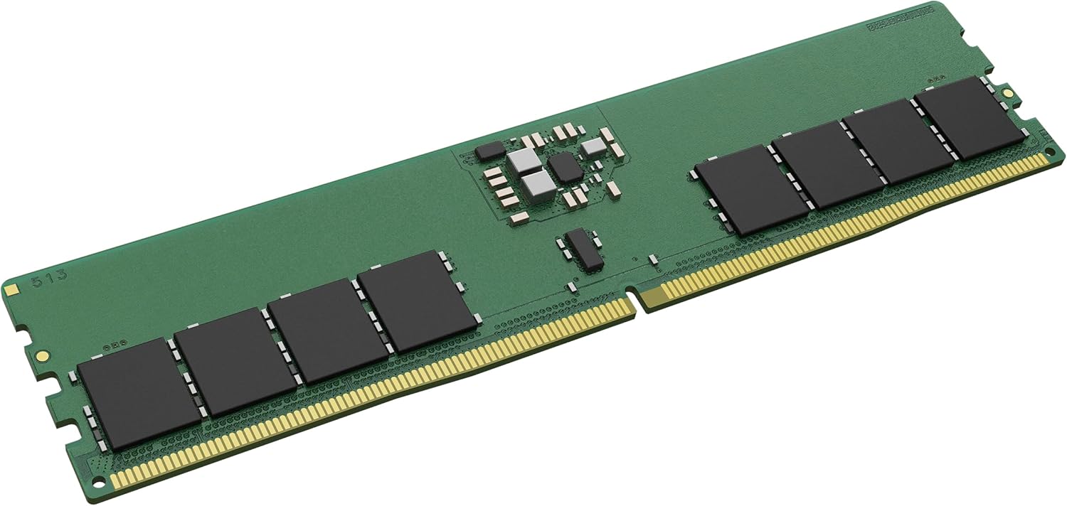 ოპერატიული მეხსიერება Kingston 32GB DDR5 6400MT/s (KVR64A52BS8-32) | Non-ECC Clocked Unbuffered DIMM CL52 1RX8 1.1V 288-pin 32Gbit