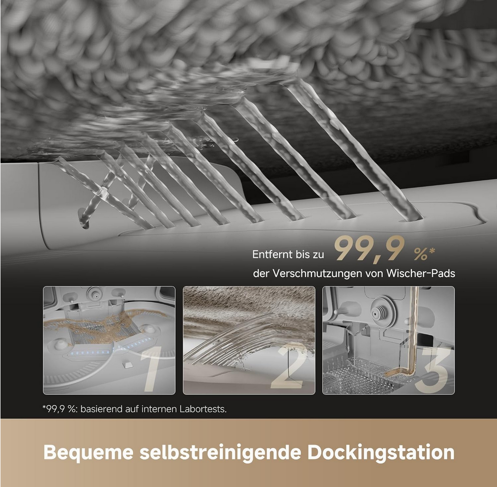 რობოტი მტვერსასრუტი  Dreame Robot Vacuum L50 Pro Ultra (RLL84CE) | 19,500Pa Vormax™ Suction   HyperStream™ Detangling DuoBrush Dual Flex Arm Technology