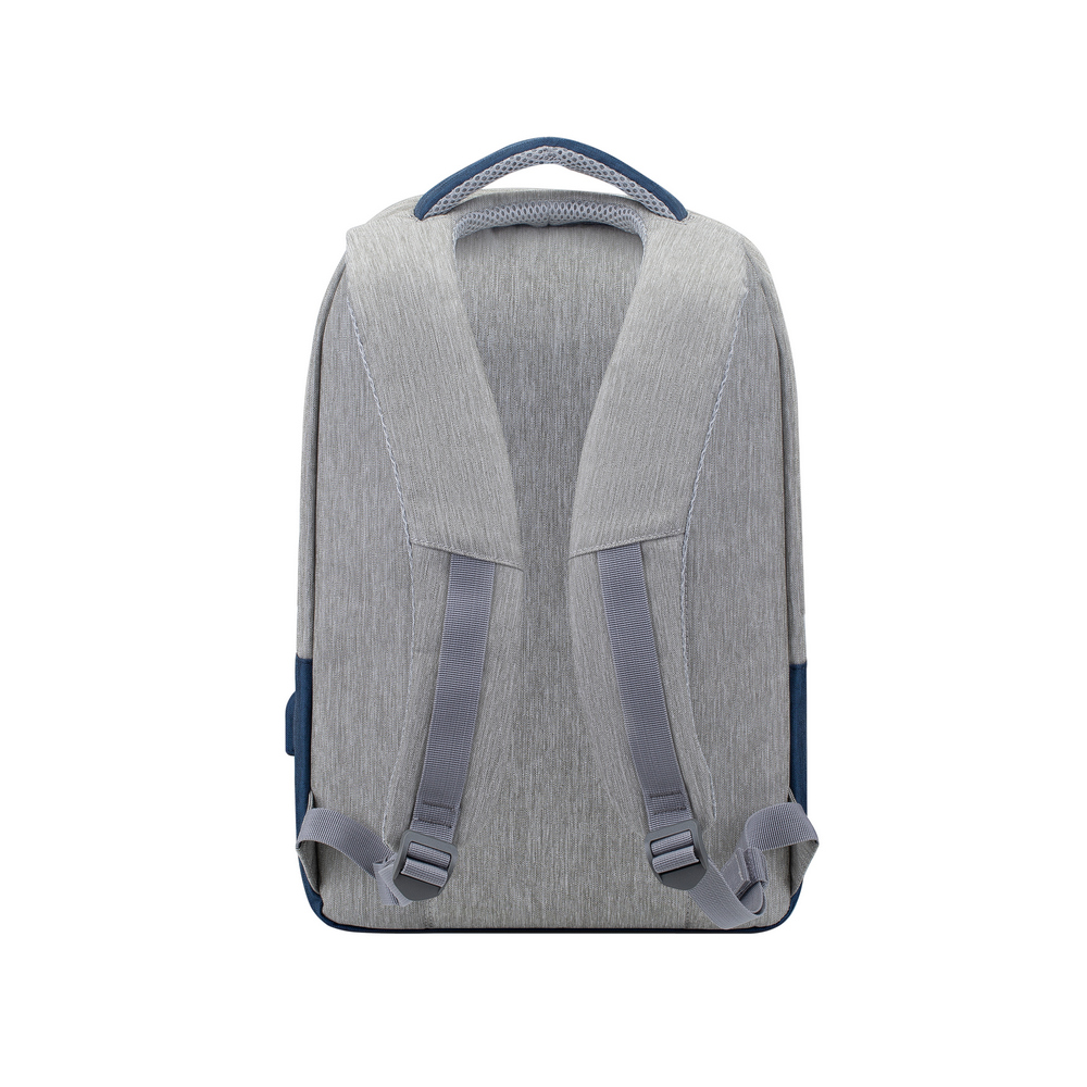 ჩანთა ნოუთბუკის RIVACASE 7562 grey/dark blue anti-theft Laptop backpack 15.6" 