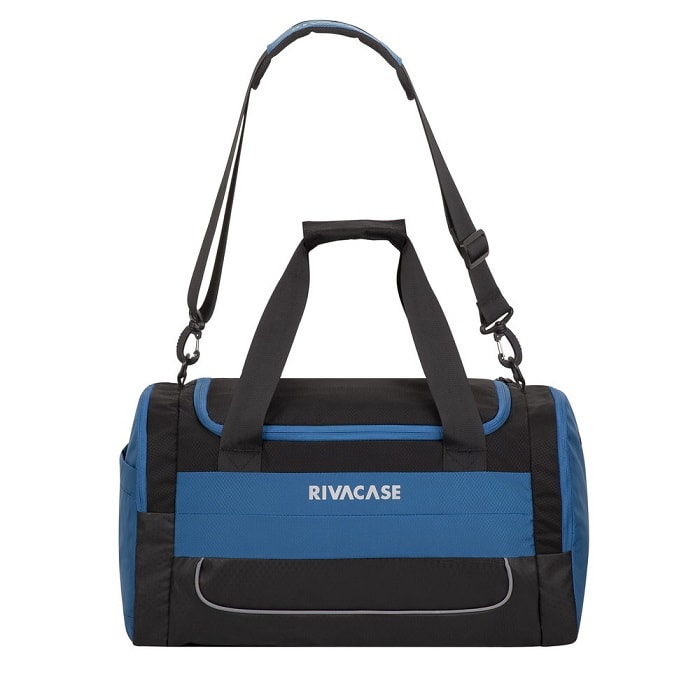 ჩანთა RIVACASE 5235 black/blue 30L Duffle bag 
